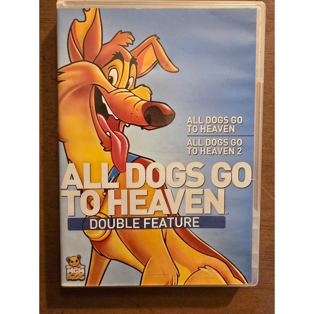 All Dogs Go‎ to Heaven Double Feature, DVD, Good Condition